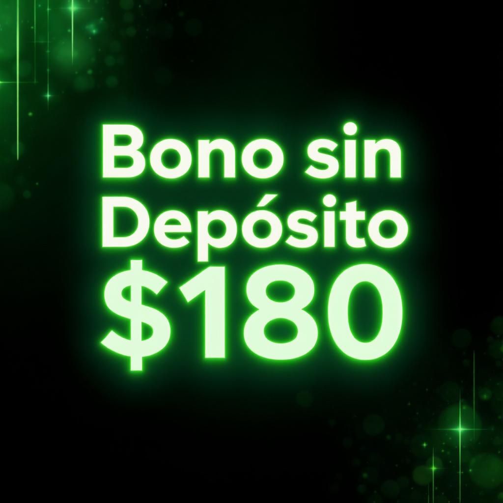Bono sin Depósito de $180